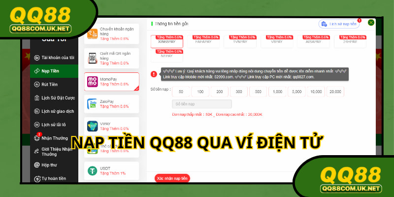 Thanh toán gửi vốn gọn lẹ bằng các loại ví điện tử